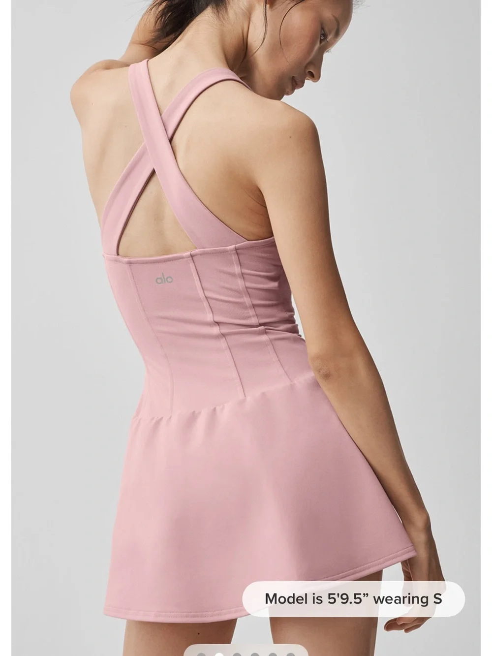 ALO Yoga Light Pink Mini Dress